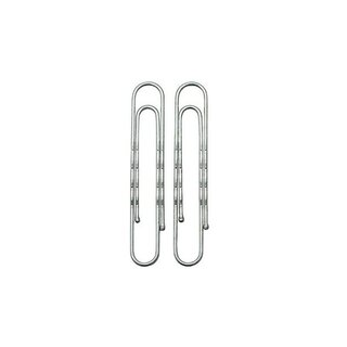 B�roklammern Norica 1105001, 50mm, gewellt, mit Kugelenden, 100 St�ck