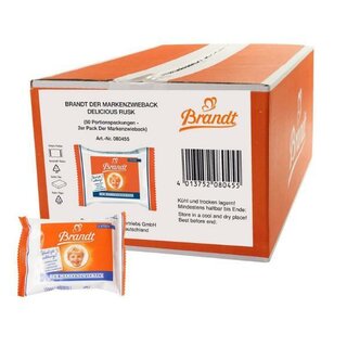 Brandt Markenzwieback 50 Portionen, je 2 Scheiben