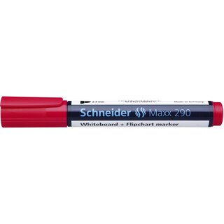 Boardmarker, Maxx 290, nachf., Rsp., 2-3mm, Schreibf.: rot