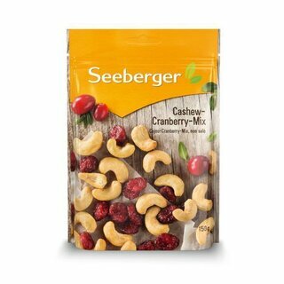 Seeberger Cashew-Cranberry-Mix, glutenfrei, vegan, 400g