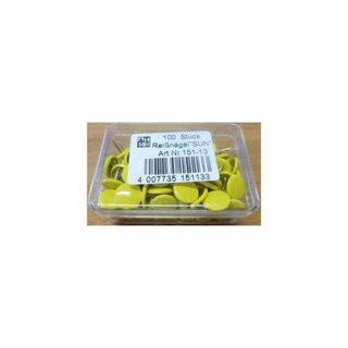 Rei�n�gel Alco 151, Durchmesser: 9,5mm, vermessingt, gelb �berzogen, 100 St�ck