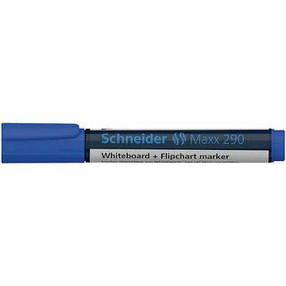 Boardmarker Schneider Maxx 290, Rundspitze, Strichstärke: 2-3mm, blau