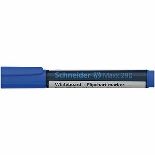 Boardmarker Schneider Maxx 290, Rundspitze, Strichstrke: 2-3mm, blau