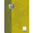 Oxford Collegeblock kariert/liniert hellgr�n A4+ 90g 80 Bl