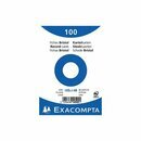 Karteikarte Exacompta A6 Blanko wei�, 100 St�ck
