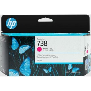 HP Tintenpatrone 738 498N6A, original, magenta, 130 ml