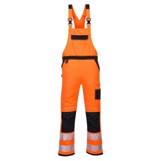 Portwest PW344Obr Hi-Vis Latzhose, orange/schwarz, Gr��e: L