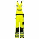 Portwest PW344Obr Hi-Vis Latzhose, gelb/schwarz, Gr��e: XL