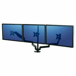Fellowes Platinum Series Dreifach Monitorarm, schwarz