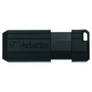 Verbatim Pinstripe USB Stick 64GB schwarz, 5 St�ck
