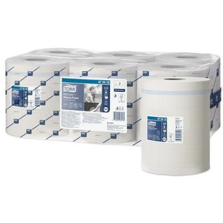 TORK Wischtuch REFLEX M4 473412, Rolle: 340 T�cher, 19,4 x 33,5 cm, wei�, 6St.