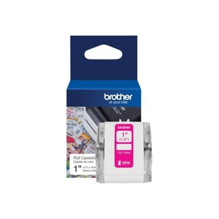 Brother Farbetiketten CZ-1004, 25mm x 5m, wei�