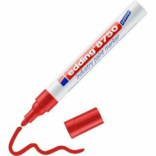 edding Lackmarker 8750, Rundspitze, Strichst�rke: 2-4mm, rot