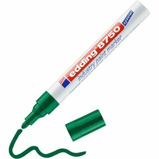 Lackmarker edding 8750, Rundspitze, Strichst�rke: 2-4mm, gr�n