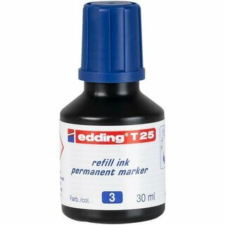 Edding Nachf�lltinte 4-T25003, Inhalt: 30ml, blau