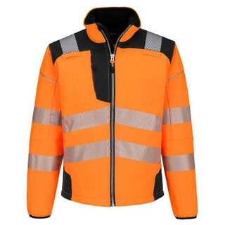 Portwest T402Obrl Hi-Vis Softshelljacke, orange/schwarz, Gr��e: L