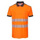 Portwest T180ObrXL Hi-Vis Cotton Comfort Poloshirt ,...