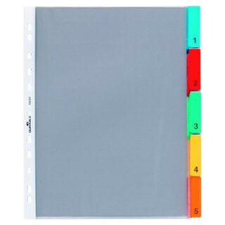 DURABLE H�llenregister 663019, 1-5, Universallochung, A4,...