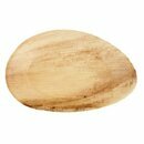 Papstar Einweg-Teller PURE aus Palmblatt, oval, 26 x 17...