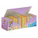 Post-It Super Sticky Z-Notes, 76x76mm, sortiert, 24 St�ck