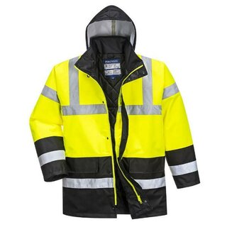 Portwest S466Ybrl Hi-Vis Kontrast Winter Verkehrsjacke, gelb/schwarz, Gr��e: L