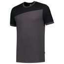 Tricorp 102006 T-Shirt Bicolor Quernaht, grau/schwarz,...
