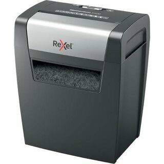 Rexel 2104569EU Aktenvernichter Momentum X406, f�r 6 Blatt, P4, 15L, schwarz