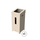 JVD Abfallbeh�lter aus Karton 8992105, recycelt, 75L, 3...