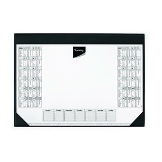 Schreibunterlage, 60 x 40cm, Kalendarium, 25 Blatt, schwarz, 2026/2027