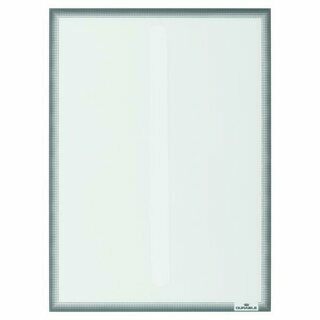 Durable 501457 Info-Tasche, A4, statisch haftend, anthrazit / grau, 5 St�ck