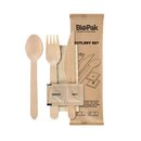 DUNI Holzbesteck-Set Messer, Gabel, Pfeffer/Salz,...