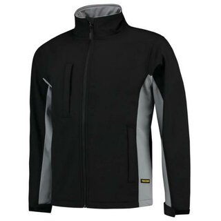Tricorp 402002 Bicolor Softhelljacke, schwarz-grau,...