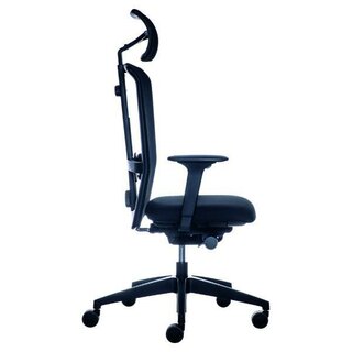 Prosedia B�rostuhl LX216, hohe Netzr�ckenlehne, Synchronmechanik, Schwarz