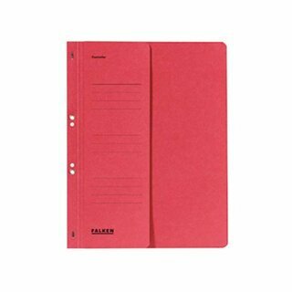 Falken 80003841 �senhefter halber Vorderdeckel Amtsheftung Rot