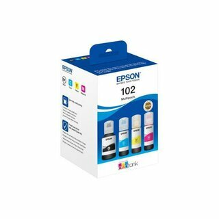 Epson Tinte C13T03R640 102, Farben: schwarz, cyan, magenta, gelb