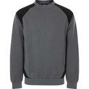 Fristads 7148 Sweatshirt GSM, grau/schwarz, Gr��e: 4XL
