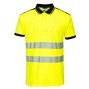 Portwest T180Ybr5XL Hi-Vis Cotton Comfort Poloshirt ,...