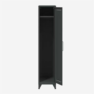 Bisley Fern LOC634 Garderobenschrank mit Kleiderstange & Hutboden, anthrazit