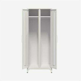 Bisley Fern MAX696 Kleiderschrank, fest. Fachboden + Kleiderstange, verkehrswei�