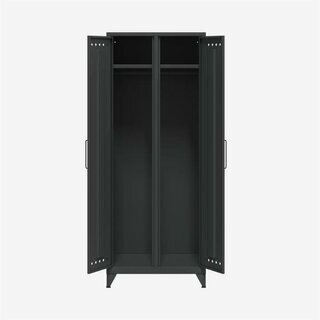 Bisley Fern MAX634 Kleiderschrank, fester Fachboden + Kleiderstange, anthrazit