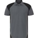 Fristads 7047 Poloshirt GPM, grau/schwarz, Gr��e: XL