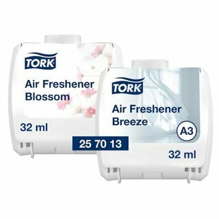 Tork 257013 Kontinuierlicher Lufterfrischer im Mix Pack mit 6 Duftbeuteln