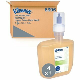 Kleenex Luxus-Schaumhandseife Botanics Fresh 6396, 4x1,2 Liter Nachf�llbeh�lter