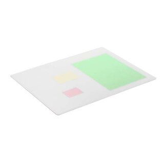 Durable 712219 Schreibunterlage 530x400 mm mit Dekorrille PP, transprent
