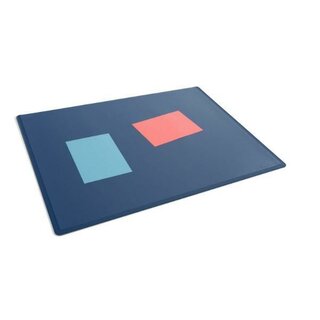 Durable 723307 Schreibunterlage 650x500 mm mit transp. Abdeckung PP, dunkelblau