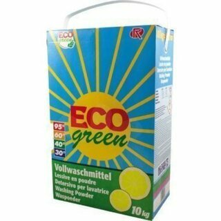 ECO green Waschmittel 11136, universal, Pulver, Tragekarton mit 10 kg