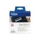 Brother Etiketten DK-22211, 15,24m x 29mm, f�r Brother...