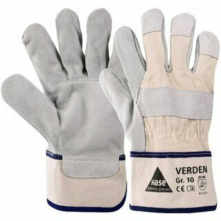 Hase Lederhandschuhe Verden 211400, Gr��e: 7, natur/beige, 1 Paar