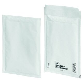 Luftpolsterumschlag, 180 x 260 mm, 70 g, wei�, 100 St�ck