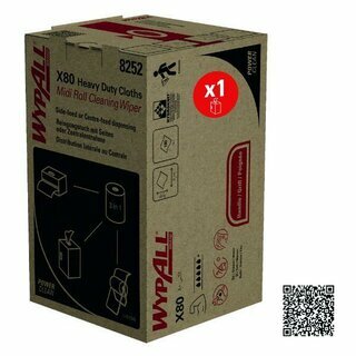 Wypall X80 Strapazierf�hige T�cher, wei�, 180 Blatt